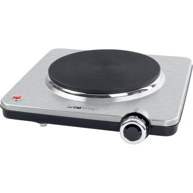 CLATRONIC plaque de cuisson EKP 3788 E, inox/noir, 180 mm, 1500 Watts